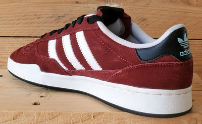 Adidas Originals Ciero Low Suede Trainers UK9/IS9.5/EU43 G56966 Burgundy