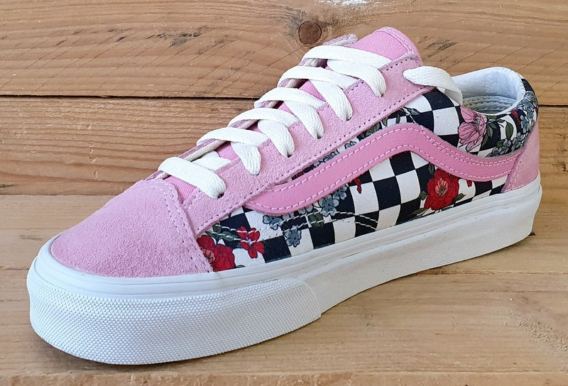 Vans Off The Wall Trainers UK5/US7.5/EU38 721278 Rosebloom Floral Checkerboard