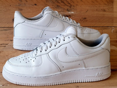 Nike Air Force 1 Low 07 Leather Trainers UK7.5/US8.5/E42 CW2288-111 Triple White