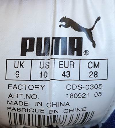 Puma ID Cell Low Textile Trainers UK9/US10/EU43 180921 05 White/Navy/Silver