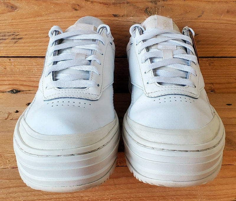 Reebok Club C Double Geo Low Leather Trainers UK5/US7.5/EU38 H69140 White
