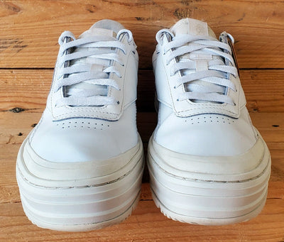 Reebok Club C Double Geo Low Leather Trainers UK5/US7.5/EU38 H69140 White