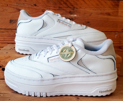 Reebok Classic Platform Leather Trainers UK5.5/US8/EU38.5 100201801 Triple White