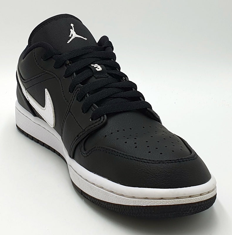 Nike Air Jordan 1 Low Leather Trainers AO9944-001 Black/White UK6/US8.5/EU40