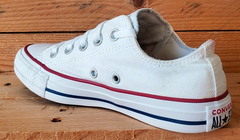 Converse All Star Chuck Taylor Low Canvas Trainers UK4/US6/EU36.5 M7652C White