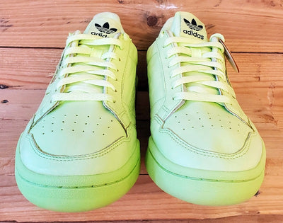 Adidas Continental 80 Leather Trainers UK7.5/US8/EU41 B41675 Semi Frozen Yellow