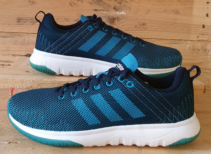 Adidas Cloudfoam Super Flex Low Trainers UK7.5 US8 EU41.5 AW4174 Solar Blue VintageTrainers