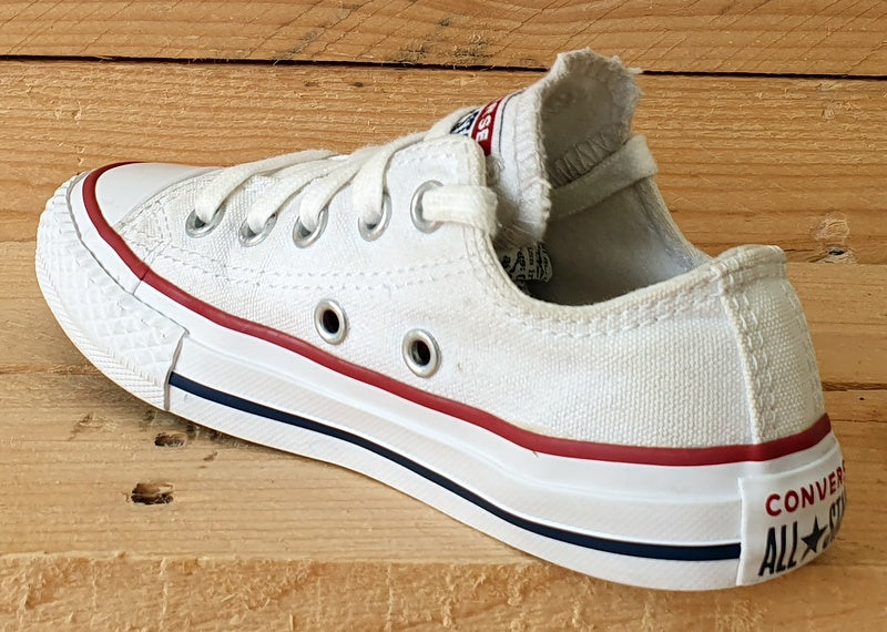 Converse Chuck Taylor All Star Low Kids Trainers UK10/US10.5/EU27 3J256C White