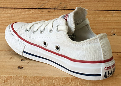 Converse Chuck Taylor All Star Low Kids Trainers UK10/US10.5/EU27 3J256C White