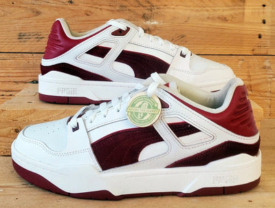 Puma Slipstream Low Leather Trainers UK8/US9/EU42 388634-02 White/Intense Red
