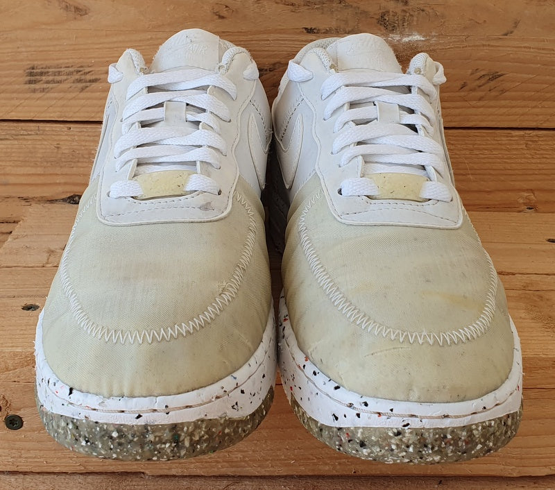 Nike Air Force 1 Crater Low Textile Trainers UK6.5/US9/EU40.5 CT1986-100 White