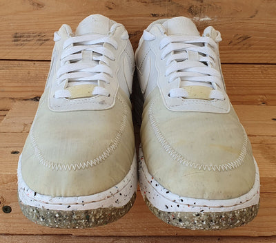 Nike Air Force 1 Crater Low Textile Trainers UK6.5/US9/EU40.5 CT1986-100 White