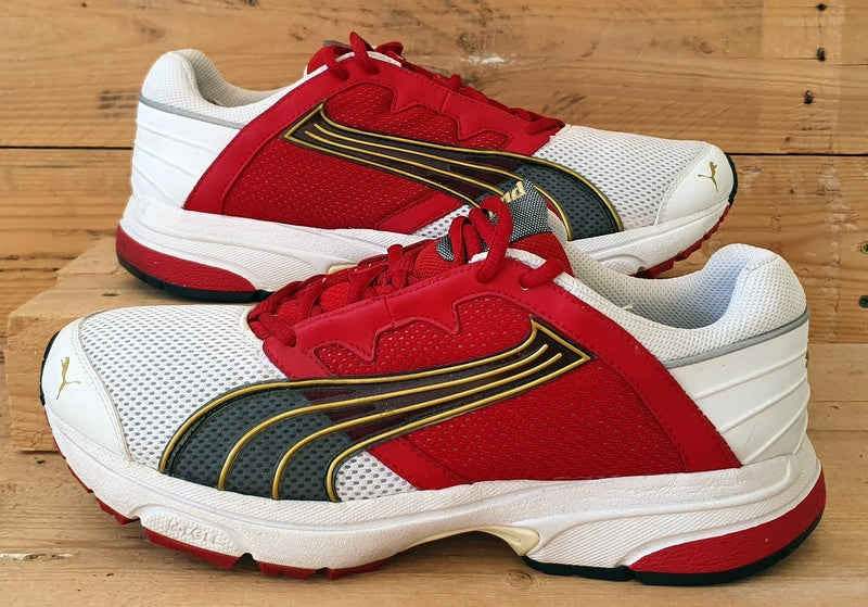 Puma M20 Low Textile Trainers 182473 02 Red/White/Gold/Black UK9.5/US10.5/EU44