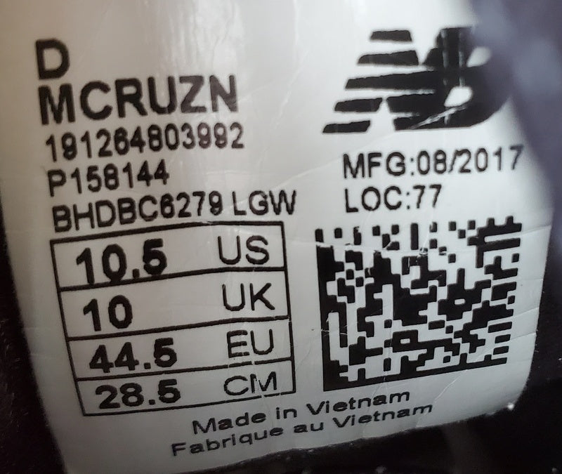 New Balance Fresh Foam Low Textile/Suede Trainers UK10/US10.5/E44.5 MCRUZN Brown