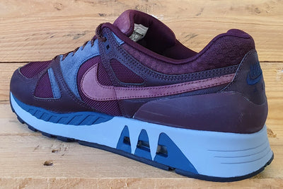 Nike Air Stab Low Textile Trainers UK8/US9/EU42.5 709009-664 Burgundy/Blue