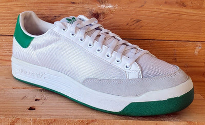 Adidas Rod Laver Low Textile Trainers UK8/US8.5/EU42 G99863 White Fairway/Green