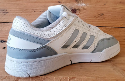 Adidas Drop Step Low Leather Trainers UK5/US5.5/EU38 IG1054 White/Grey