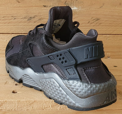 Nike Air Huarache Run Premium Low Trainers UK4.5/US7/EU38 683818-004 Anthracite