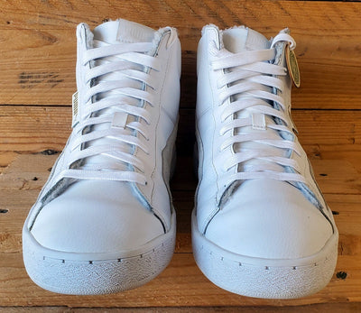 Puma Fur Lined Mid Leather Trainers UK10/US11/EU44.5 364977-02 White/Grey