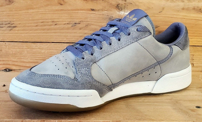 Adidas Continental 80 Low leather Trainers UK6.5/US8/EU40 EH2623 Grey/White