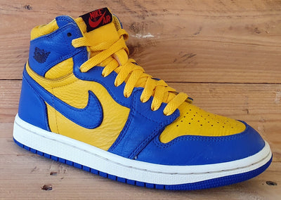 Nike Air Jordan 1 Mid Leather Trainers UK4/US6.5/EU37.5 FD2596-700 Reverse Laney