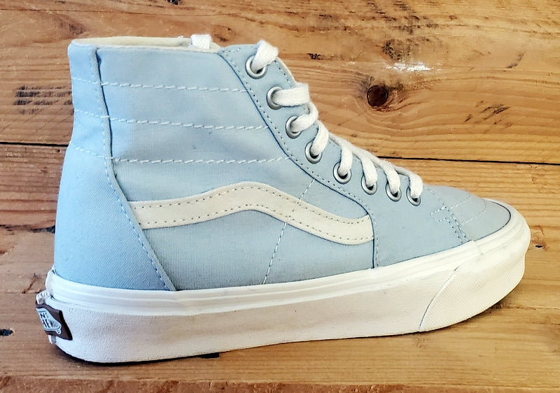 Vans Off The Wall Mid Canvas Trainers UK4/US6.5/EU36.5 721356 Light Blue/White