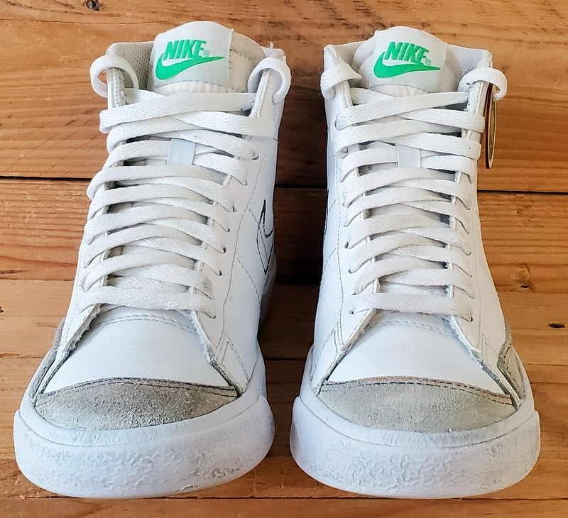 Nike Blazer 77 Multi Swoosh Leather Trainers UK4/US4.5Y/EU36.5 DM9475-100 White