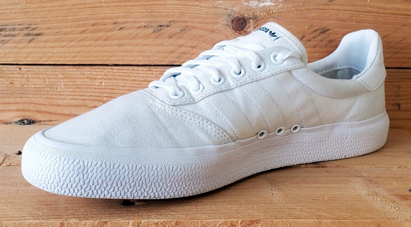 Adidas 3MC Vulc Low Canvas Trainers UK9/US9.5/EU43 B22705 Triple White