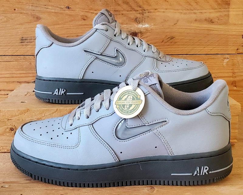 Nike Air Force 1 Jewel Leather Trainers UK6.5/US7.5/EU40.5 HM0621-001 Wolf Grey
