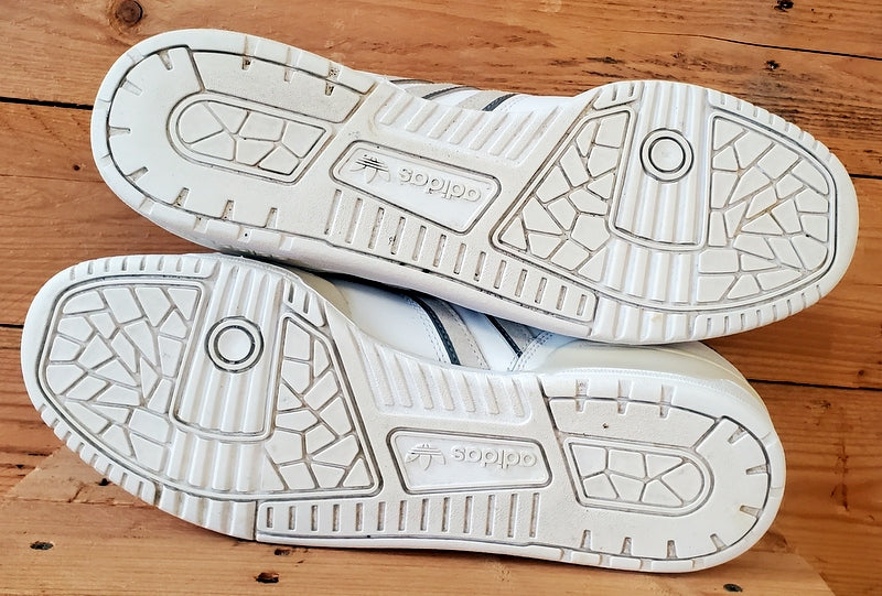 Adidas Rivalry Low Leather Trainers UK12/US12.5/EU47 IE4747 Off White/Grey