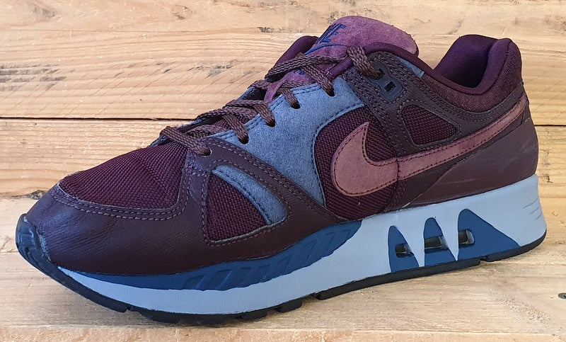 Nike Air Stab Low Textile Trainers UK8/US9/EU42.5 709009-664 Burgundy/Blue