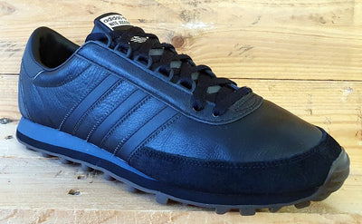 Adidas Nite Jogger Low Leather/Suede Trainers UK9/US9.5/EU43 B24791 Black