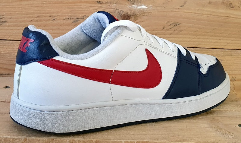 Nike Backboard Low Leather Trainers UK8/US9/EU42.5 378336-162 White/Navy/Red