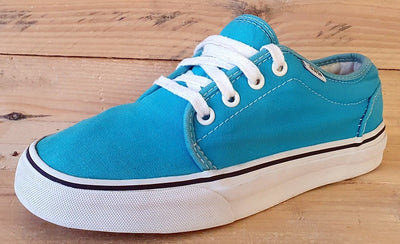 Vans Off The Wall Low Canvas Trainers UK5/US7.5/EU38 TB4R Bright Blue