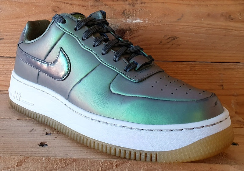 Nike Air Force 1 Upstep Low Trainers UK6/US8.5/EU40 AA3964-001 Shine Green