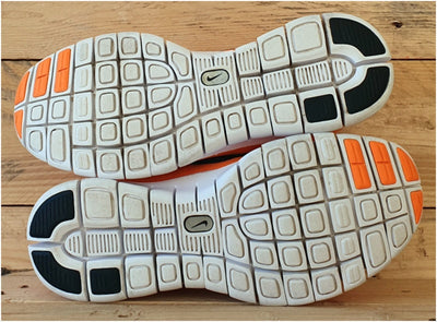 Nike Free 2.0 Textile Trainers UK5.5/US6Y/EU38.5 580558-801 Atomic Orange/White