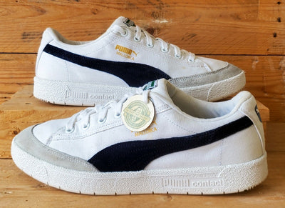 Puma Mallorca Low Canvas/Suede Trainers UK9/US10/EU43 374941-14 White/Navy