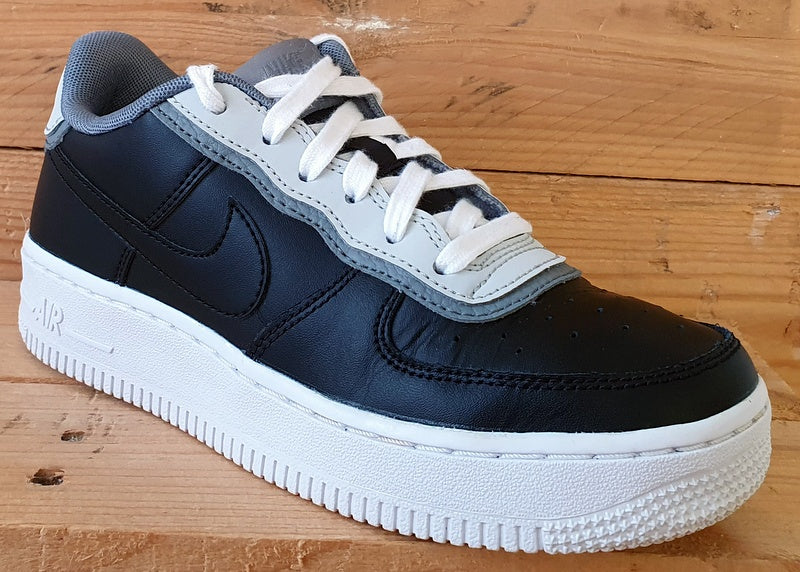 Nike Air Force 1 LV8 Leather Trainers UK4/US4.5Y/EU36.5 BV1084-001 Double Black