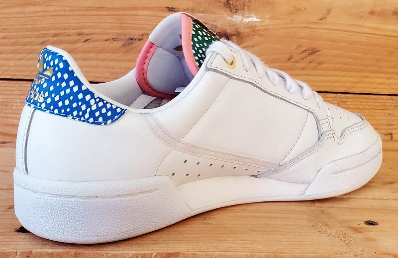 Adidas Continental 80 Low Leather Trainers UK4/US5.5/EU36.5 FW2534 White