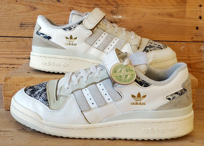 Adidas Forum 84 Low Leather/Snakeskin Trainers UK9/US9.5/EU43 FZ6292 White