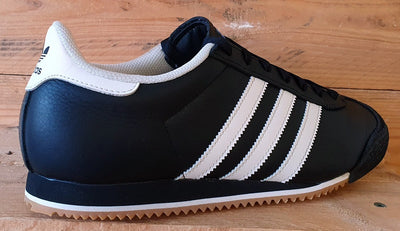 Adidas K74 Kick Low Leather/Suede Trainers UK9/US9.5/EU43 IG8951 Black/White