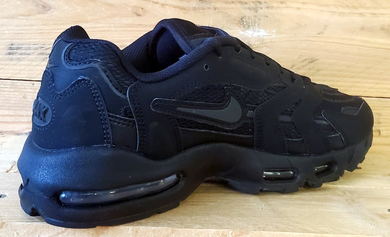Nike Air Max 96 II Low Suede Trainers UK8.5/US9.5/EU43 DJ0328-001 Triple Black