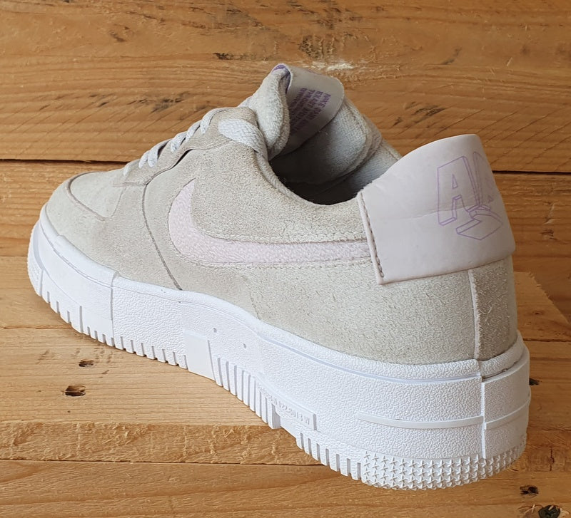 Nike Air Force 1 Pixel Low Suede Trainers UK6.5/US9/E40.5 DN5058-001 Photon Dust