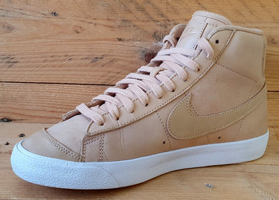 Nike Blazer Mid Leather Trainers UK6.5/US9/E40.5 DQ7572-200 Vachetta Tan