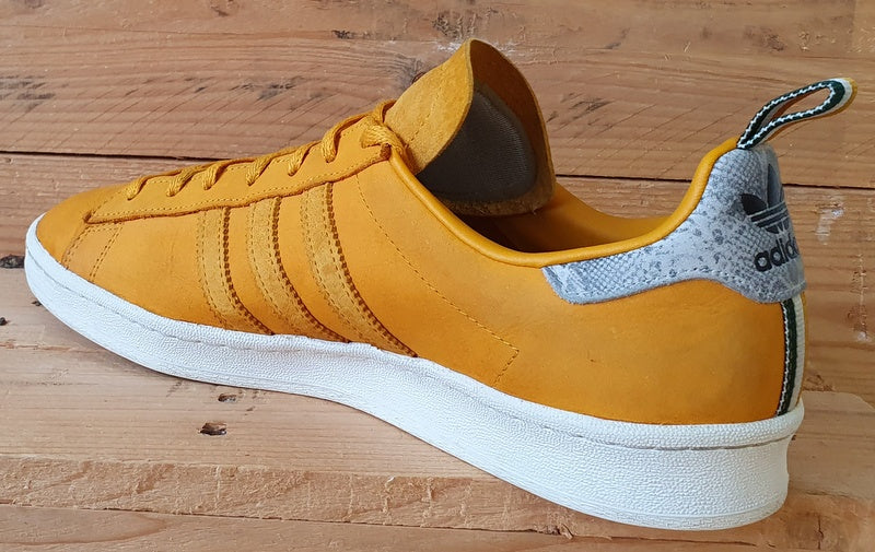 Adidas Campus 80s Low Suede Trainers UK10.5/US11/EU45 G63298 Mustard Pack