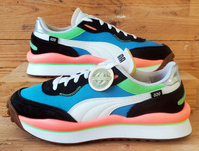 Puma Style Rider Play On Textile Trainers UK6.5/US7.5/EU40 371150-06 Blue/Black