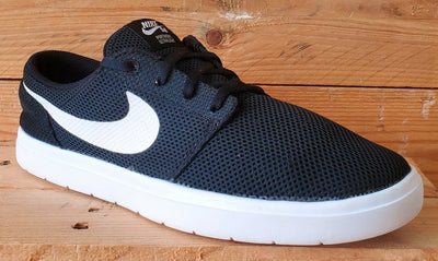 Nike SB Portmore Ultralight Low Textile Trainers UK9/US10/EU44 880271-010 Black