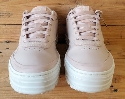 Reebok Club C Double Geo Low Leather Trainers UK5/US7.5/EU38 H69145 Pink/White