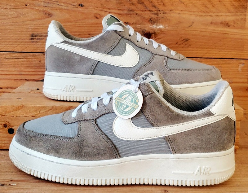 Nike Air Force 1 Low Suede Trainers UK6/US7/EU40 AQ8741-300 Spruce Fog/White