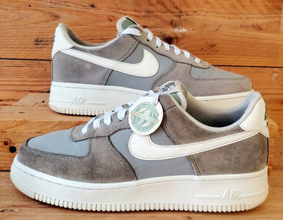 Nike Air Force 1 Low Suede Trainers UK6/US7/EU40 AQ8741-300 Spruce Fog/White